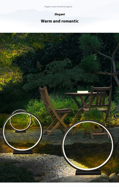 Lámpara de Jardín Redonda Impermeable para Exteriores - Iluminación Moderna - Image 18
