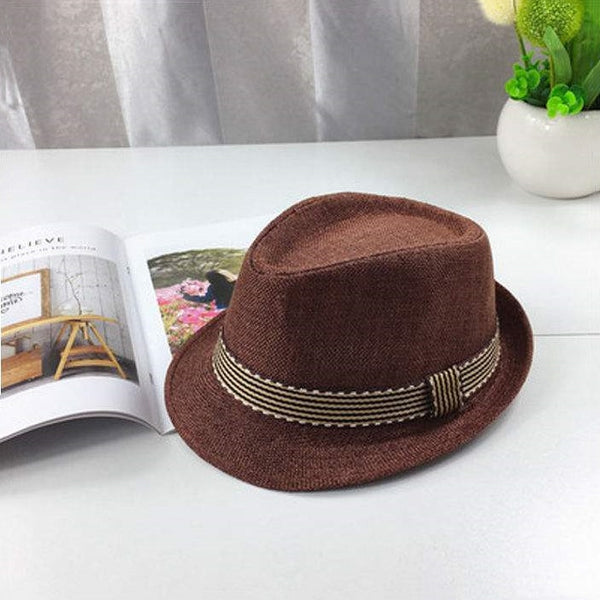 Sombrero de Paja para Presentaciones de Jazz Infantil