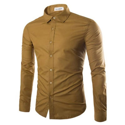Camisa Polo de Manga Larga sin Planchado para Hombre - Image 9