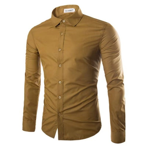 Camisa Polo de Manga Larga sin Planchado para Hombre - Image 9