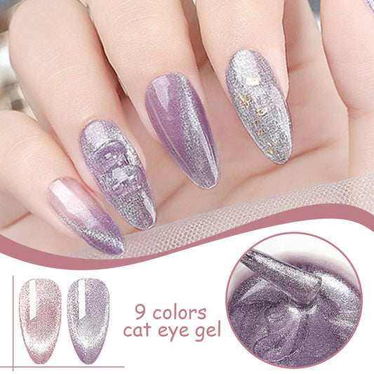 Esmalte de Uñas Efecto Ojo de Gato Moonstone 9D - Acabado Espejo Profesional