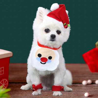 Babero Navideño Reno con Diseño de Caramelo y Sherbet - Image 7