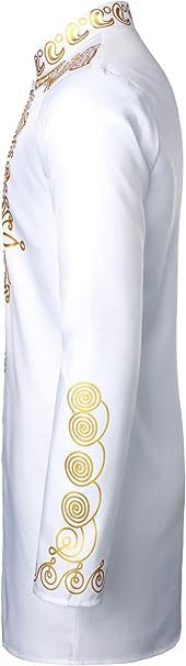 Conjunto Traje Africano Bronce para Hombre - Camisa y Pantalón - Image 18