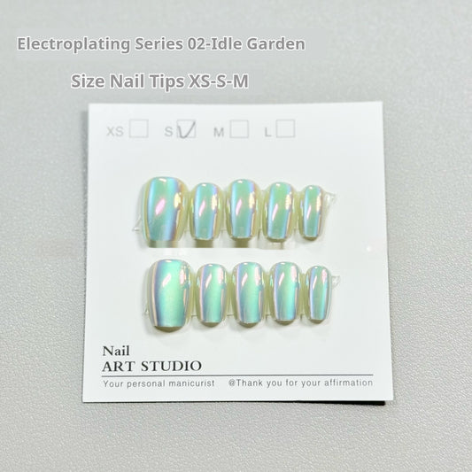 Esmalte de Uñas Efecto Espejo Aurora con Acabado Electrochapado