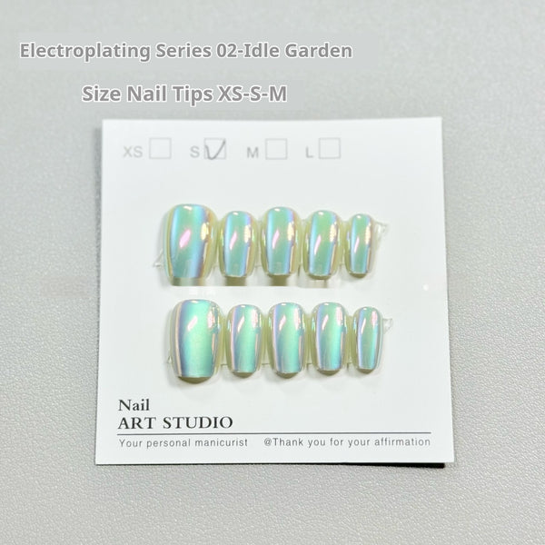 Esmalte de Uñas Efecto Espejo Aurora con Acabado Electrochapado