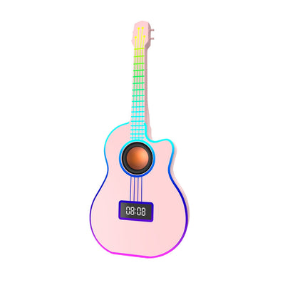 Parlante Bluetooth con Reloj Despertador y Luces Ambientales - Image 4
