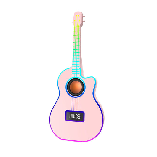 Parlante Bluetooth con Reloj Despertador y Luces Ambientales - Image 4