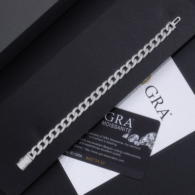 Pulsera de Plata S925 con Moissanita Premium - Joyería Lujo Ligero Plateada - Image 8