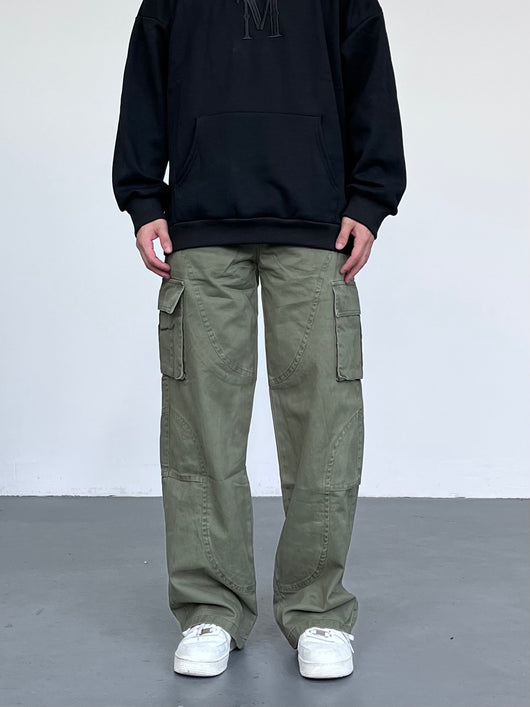 Overol Holgado Estilo Americano Desgastado para Otoño e Invierno - Image 2
