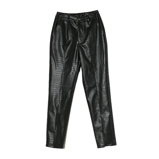 Pantalones Largos Cintura Alta con Tobillo Entallado para Mujer - Image 7
