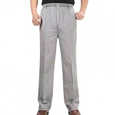 Pantalones Casuales de Cintura Alta Elástica para Adultos Mayores - Image 2