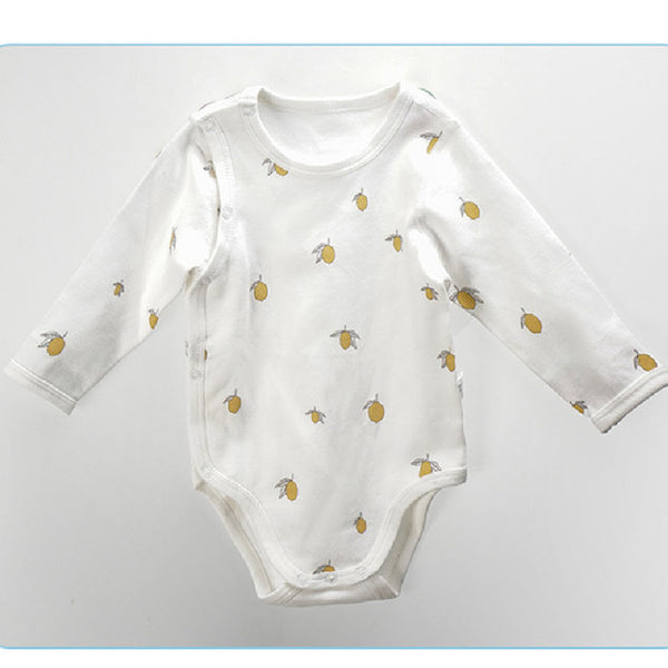 Enterizo para Bebé Niña en Algodón Orgánico Color Limón