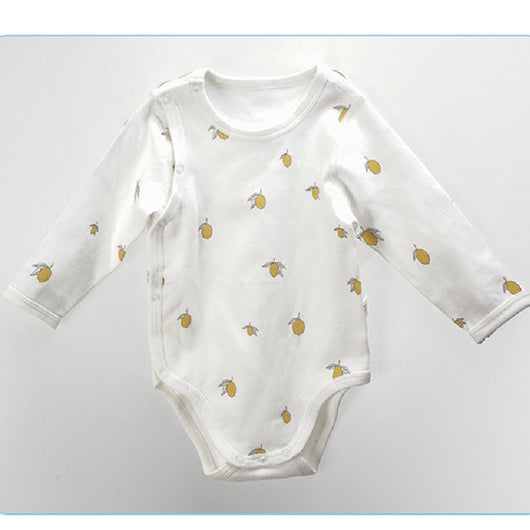 Enterizo para Bebé Niña en Algodón Orgánico Color Limón