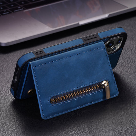 Funda para Teléfono con Bolsillo Lateral, Cierre de Cremallera y Correa de Muñeca - Image 16