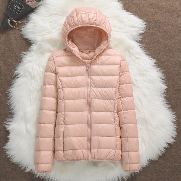 Chaqueta Hoodie Ligera Slim Fit para Mujer