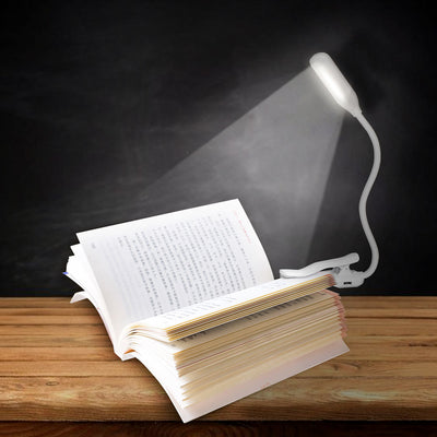 Lámpara LED de Lectura con Clip Ajustable - Luz de Escritorio Plegable - Image 14