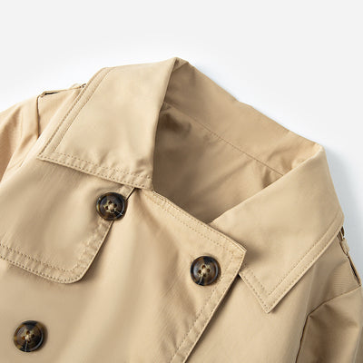 Abrigo Trinchera Clásico para Niñas - Estilo Británico - Image 11