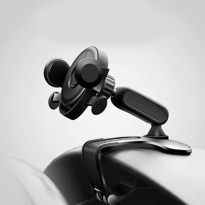 Soporte Multifuncional para Teléfono en Auto con Clip de Instrumento