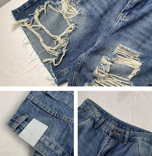 Jeans Rotos Retro Casual para Mujer Ruffian - Image 6
