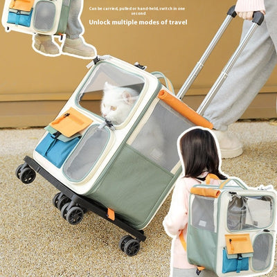 Mochila Transportadora Portátil para Gatos y Mascotas - Image 3