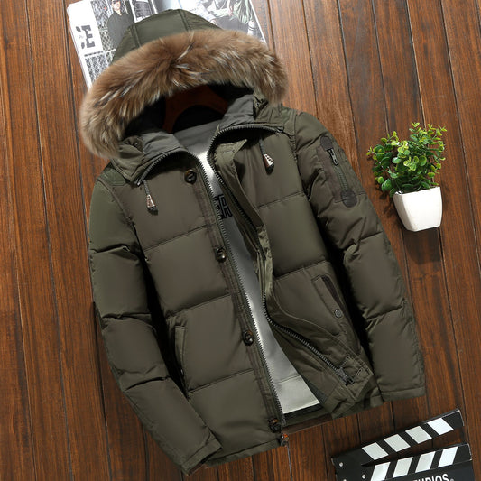 Chaqueta de Plumas para Hombre - Estilo Coreano Casual y Moderno - Image 2