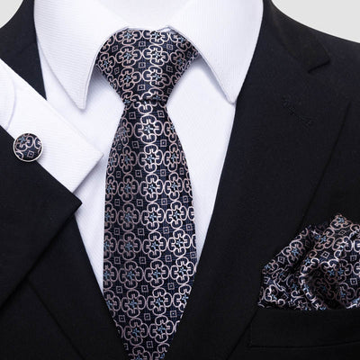 Conjunto de Corbata, Pañuelo y Gemelos para Hombre - Elegancia Empresarial - Image 22
