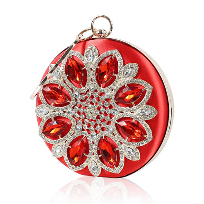 Bolso de Noche Mujer Elegante con Cristales Diamante - Cartera de Fiesta - Image 5