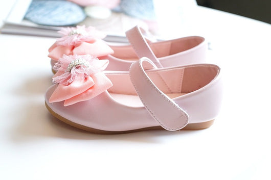 Zapatos Infantiles Princesa con Strass y Flores para Niña - Image 12