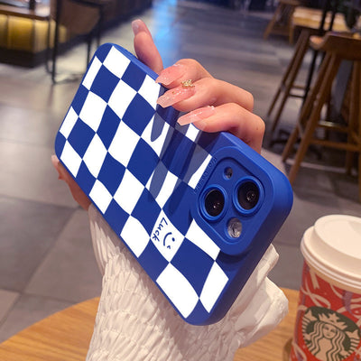 Funda Protectora Estilo Angel Eye con Diseño Cuadriculado - Image 7