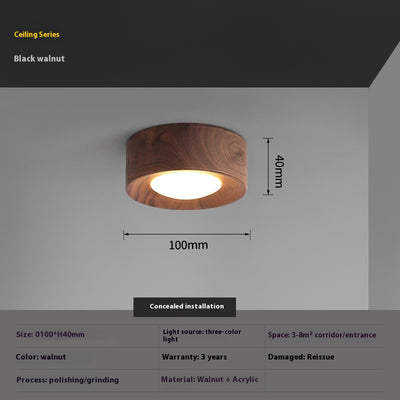 Lámpara de Techo Spotlight Lujo Nogal Retro Estilo Chino - Image 9