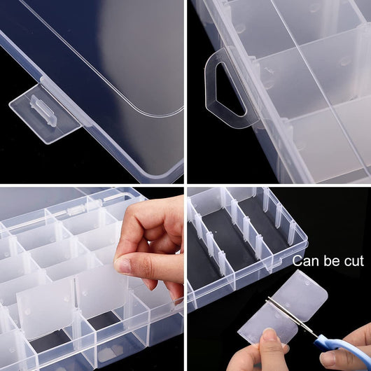 Caja Organizadora de 36 Compartimentos para Abalorios y Manualidades - Image 10