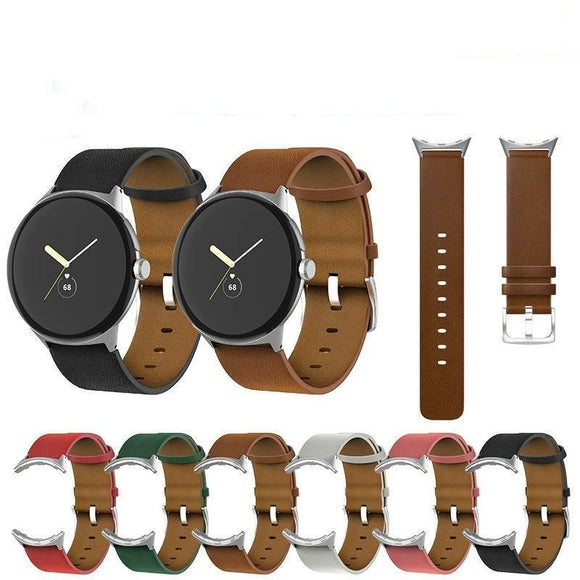 Correa de Cuero Genuino para Pixel Watch