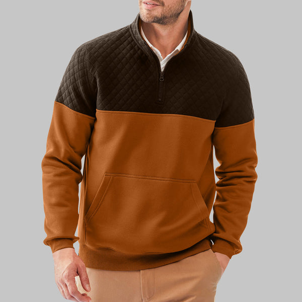 Sudadera con Capucha Color Block Casual para Hombre - Image 6