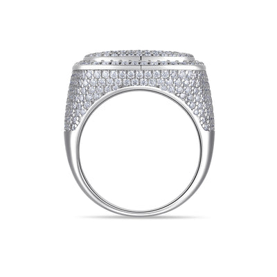 Anillo de Plata S925 con Moissanita Premium - Joyería de Lujo Moderno - Image 12