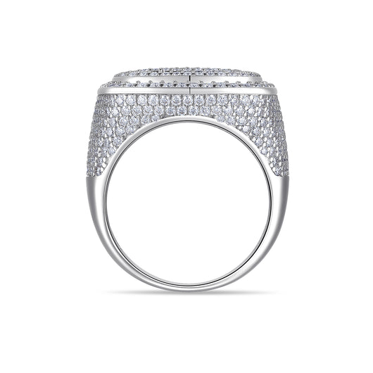 Anillo de Plata S925 con Moissanita Premium - Joyería de Lujo Moderno - Image 12