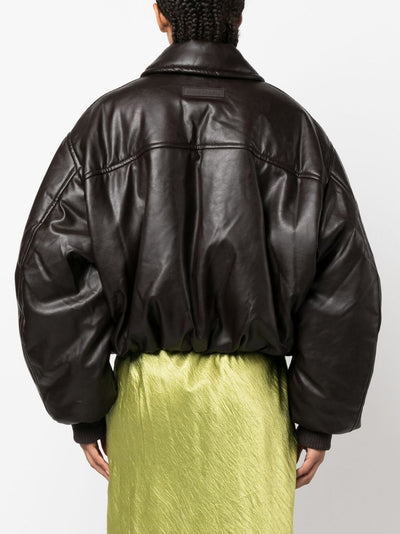 Chaqueta Acolchada Térmica Impermeable - Cuero Sintético para Otoño e Invierno - Image 5
