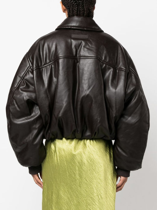 Chaqueta Acolchada Térmica Impermeable - Cuero Sintético para Otoño e Invierno - Image 5