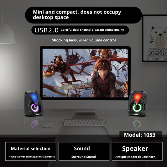 Minialtavoz de Escritorio para PC con Sonido Envolvente - Image 2
