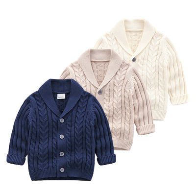Cardigan Tejido Simple para Bebé - Abrigo Suave y Cómodo - Image 7