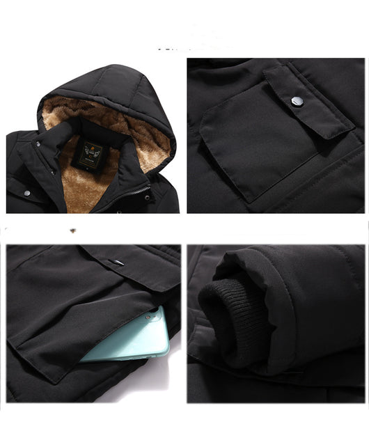 Chaqueta Acolchada con Capucha para Hombre - Image 10