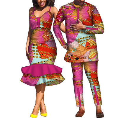 Falda Suspender Pareja Estilo Africano - Image 6