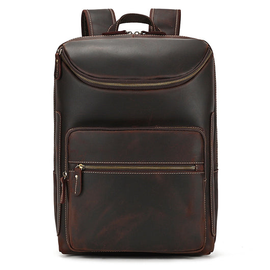 Mochila de Cuero Vintage para Hombre - Piel de Res Auténtica - Image 9