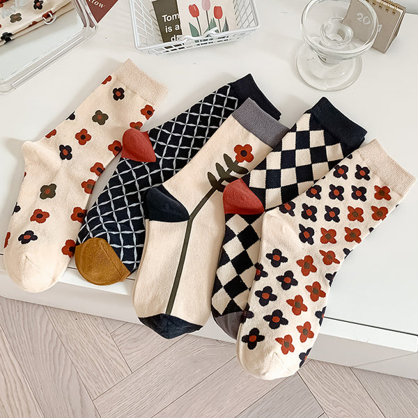 Calcetines Tubo de Algodón para Mujer - Diseño Literatura - Image 11