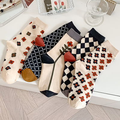 Calcetines Tubo de Algodón para Mujer - Diseño Literatura - Image 11