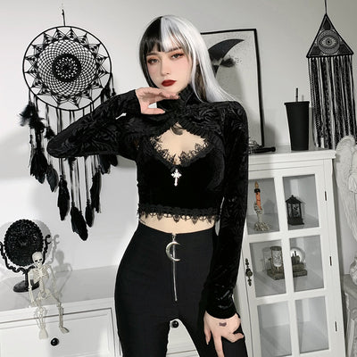 Camisa Retro de Manga Larga con Cuello de Solapa y Botón Simple - Image 16