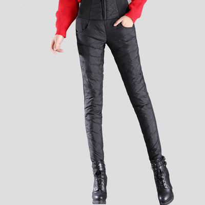Pantalones Acolchados Finos para Mujer - Abrigo Exterior - Image 3