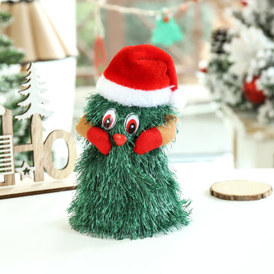 Muñeco Navideño Interactivo Musical - Papá Noel y Árbol de Navidad Eléctrico - Image 11