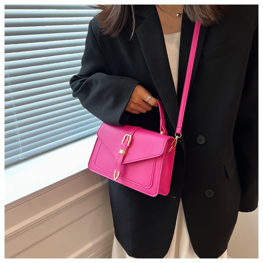 Bolso Bandolera Cuadrado Pequeño de Un Hombro para Mujer - Image 12