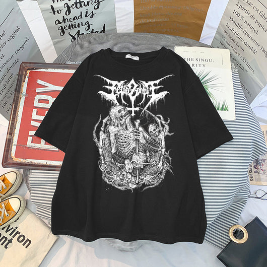 Camiseta Hip Hop Unisex con Estampado Europeo - Image 17