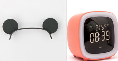 Reloj Despertador Digital con Luz Nocturna, Termómetro y Carga USB para Niños - Image 24